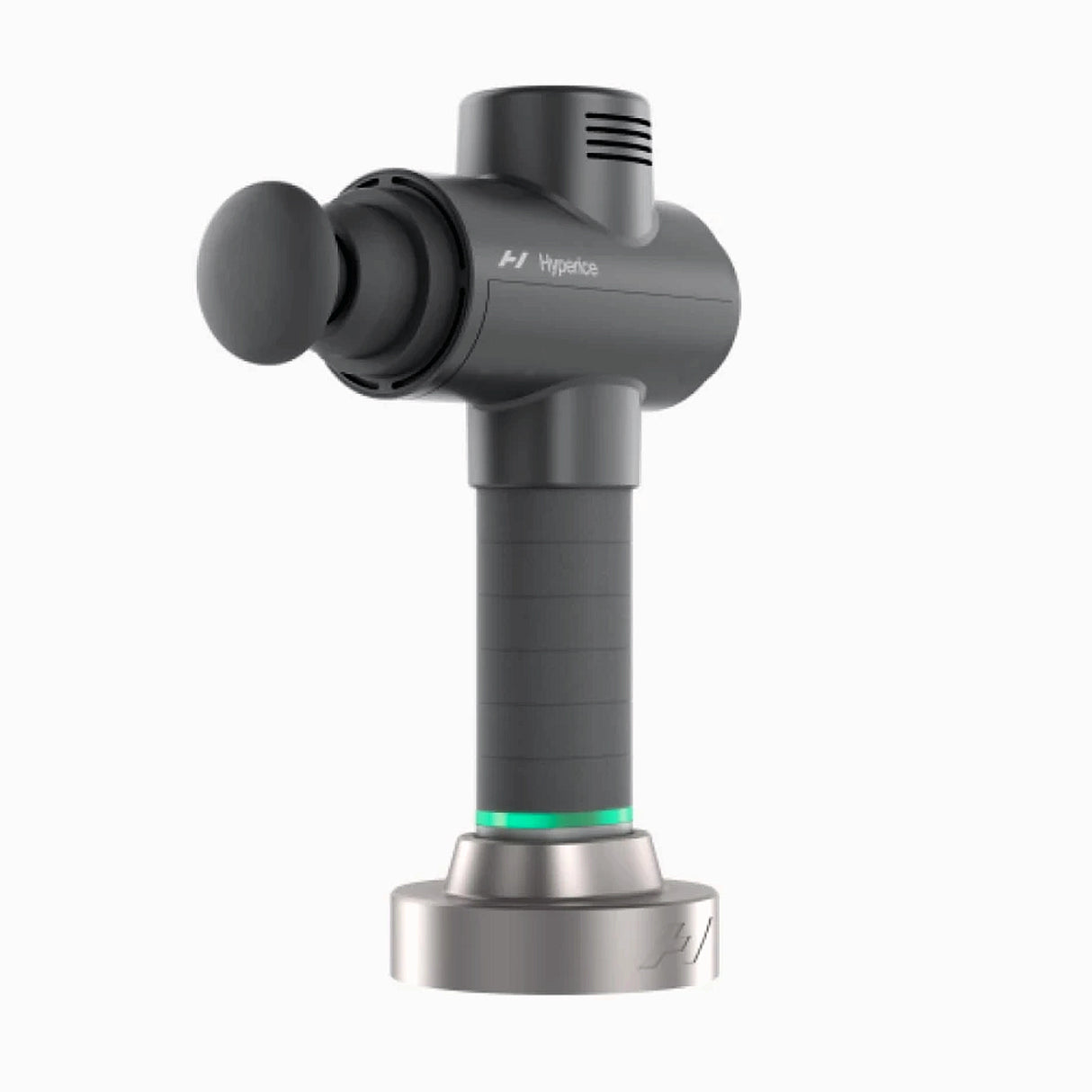 Percussion massage gun charging stand by Hyperice