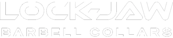 Lock-Jaw Barbell Collars logo (white)