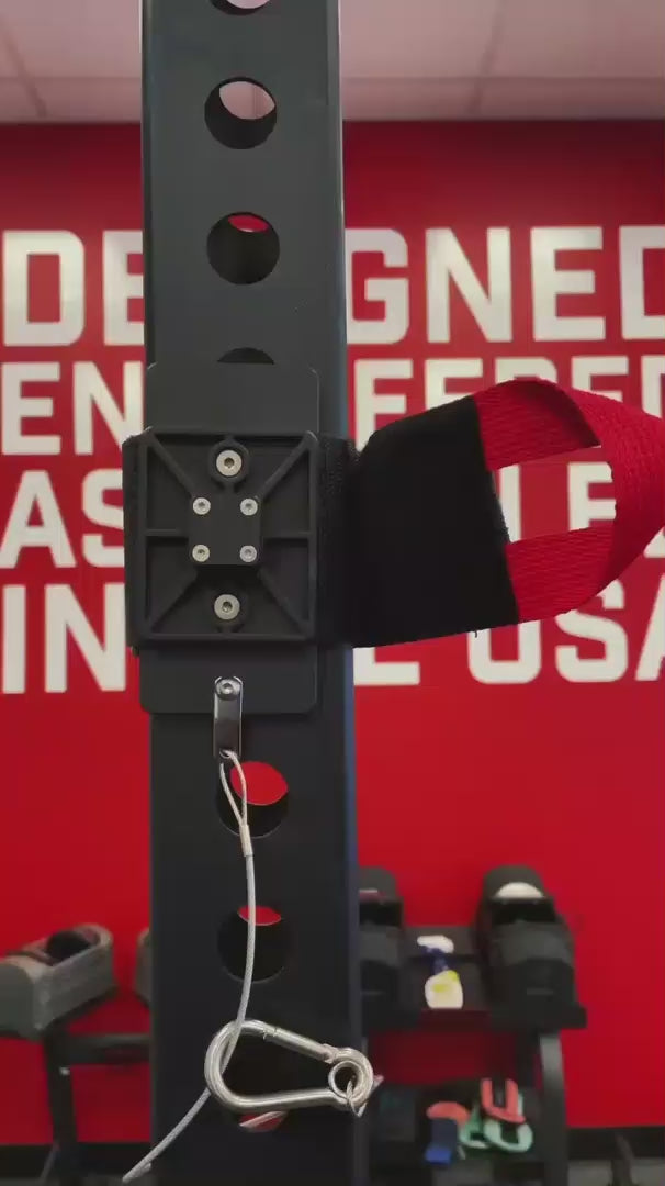 ANCORE portable adjustable cable column rack mount system
